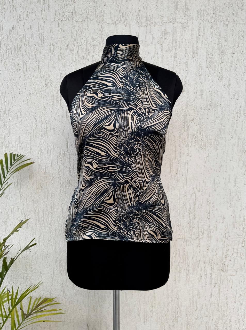 Swirl Satin Coord Set