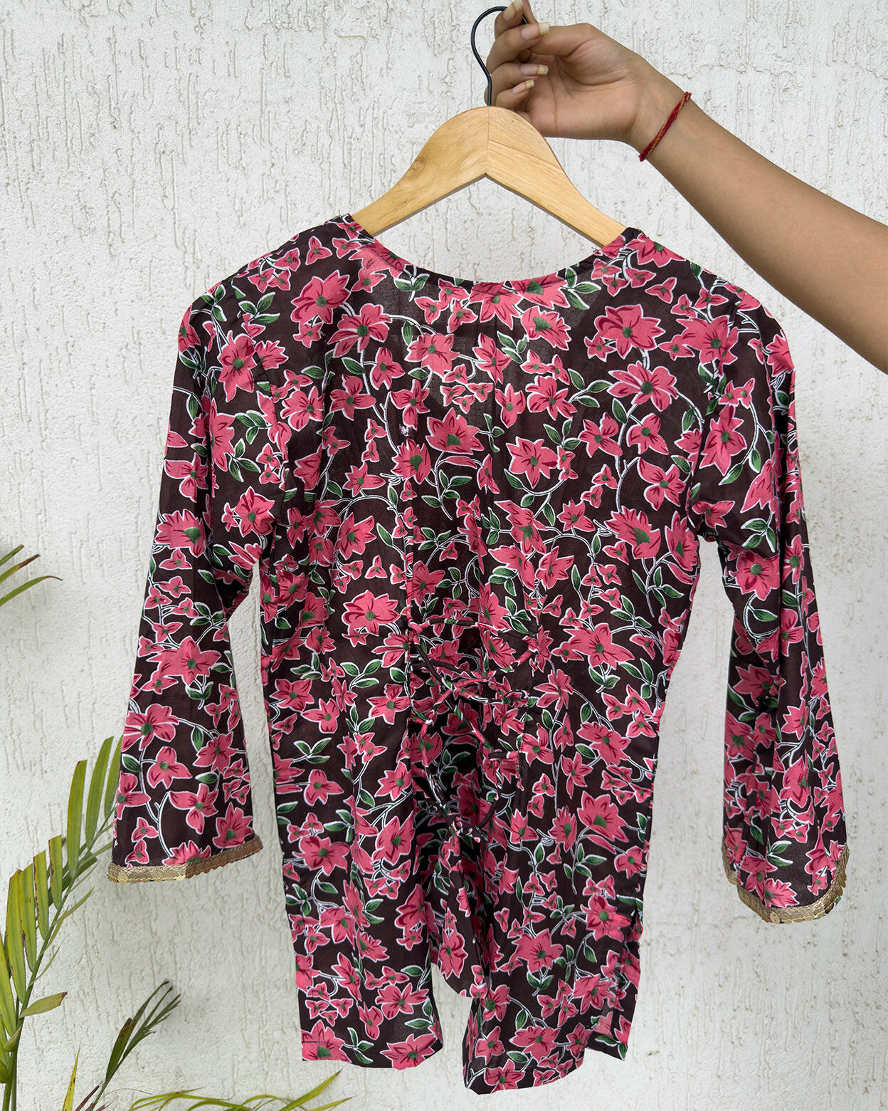 Bloom Brunch Tie Back Kurti.