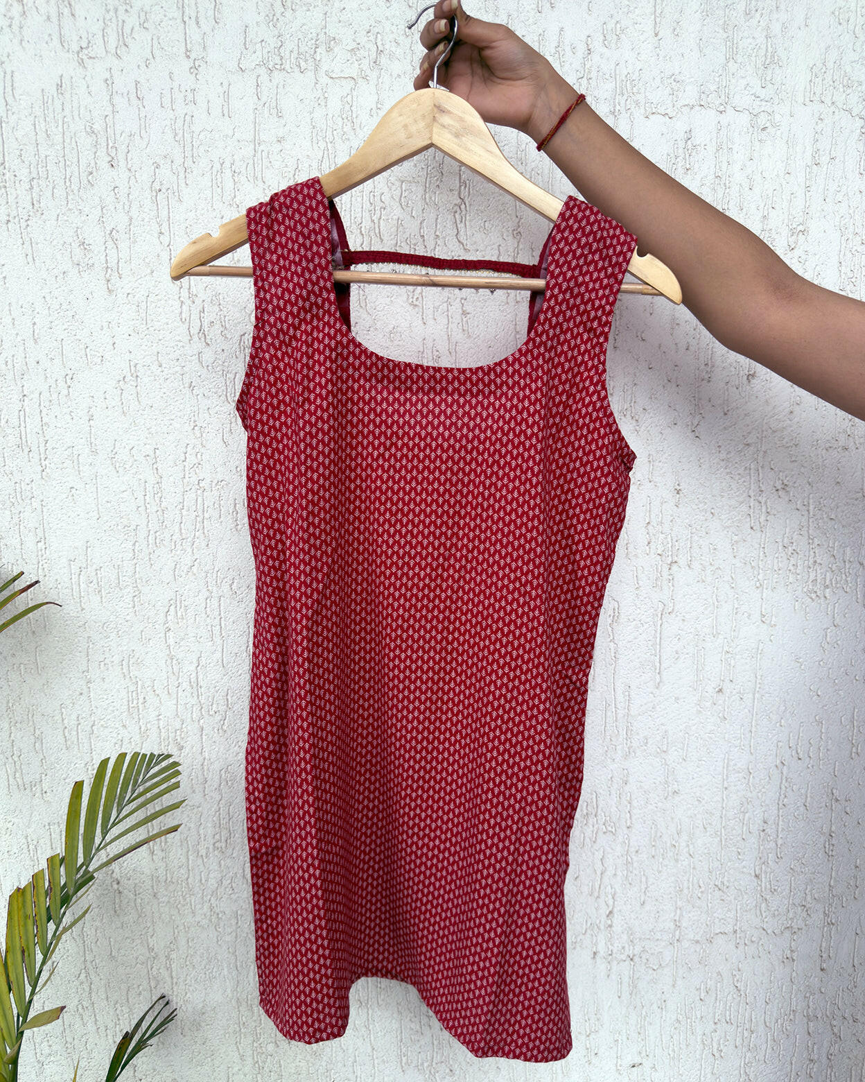 Crimson Crush Kurti.