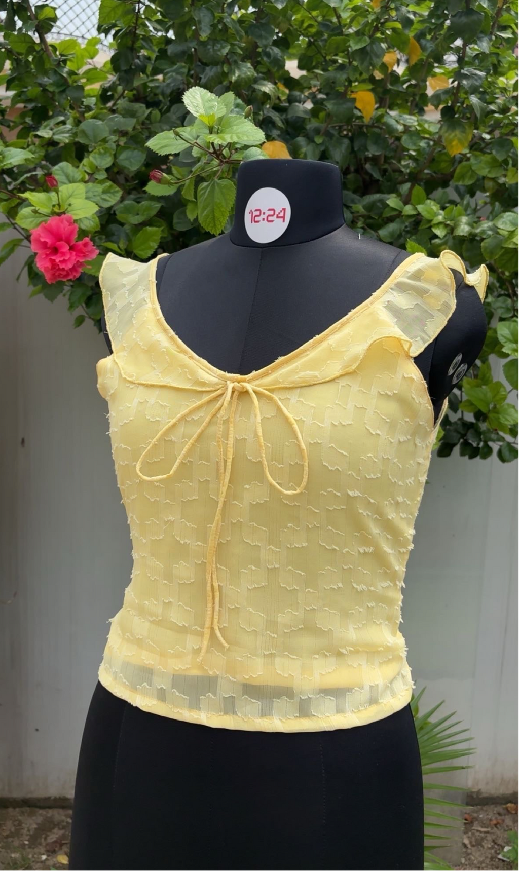 Romance Ruffle Tie Top