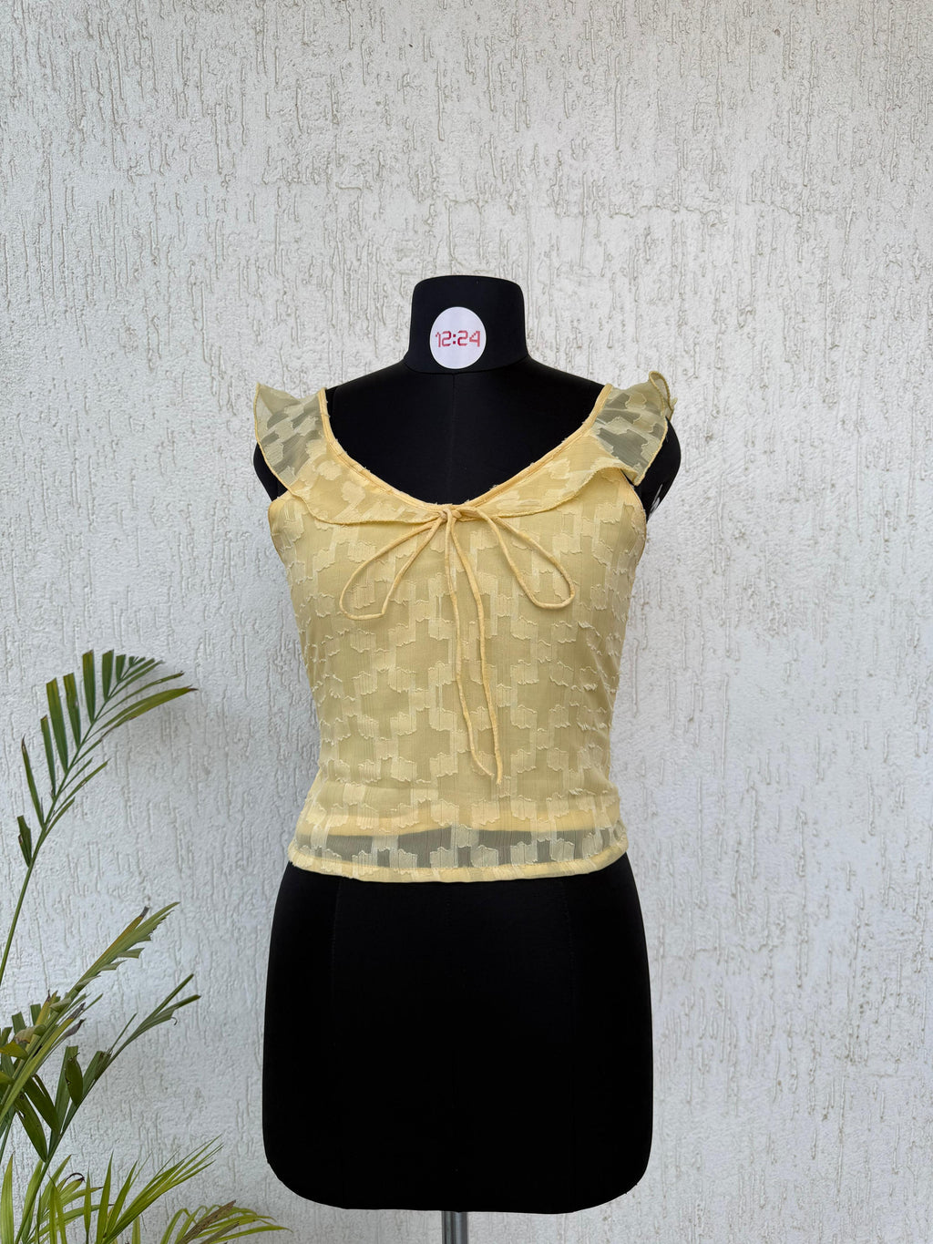 Romance Ruffle Tie Top