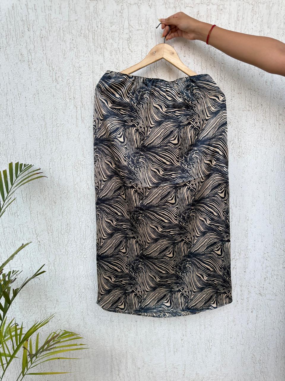 Swirl Satin Coord Set