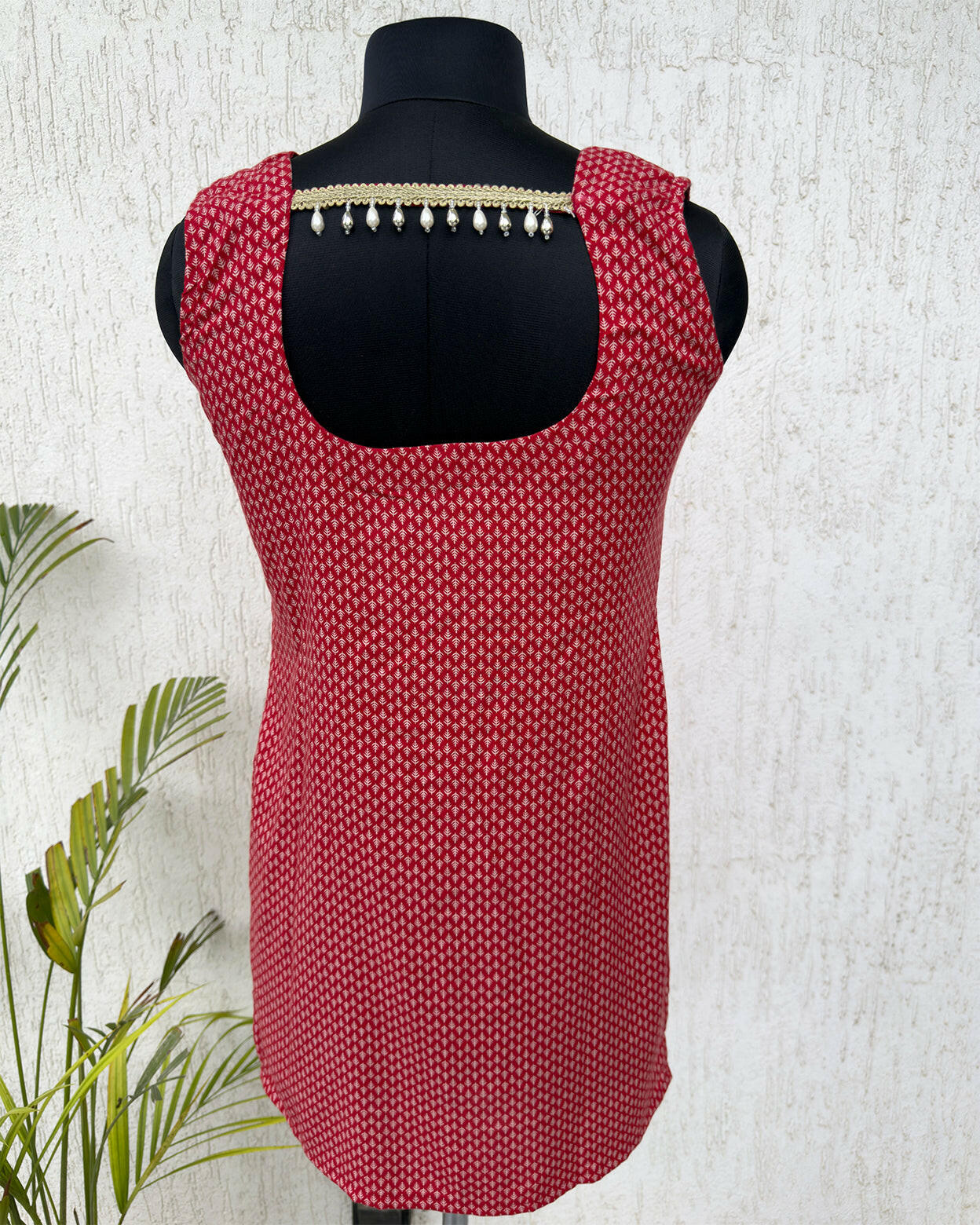 Crimson Crush Kurti.