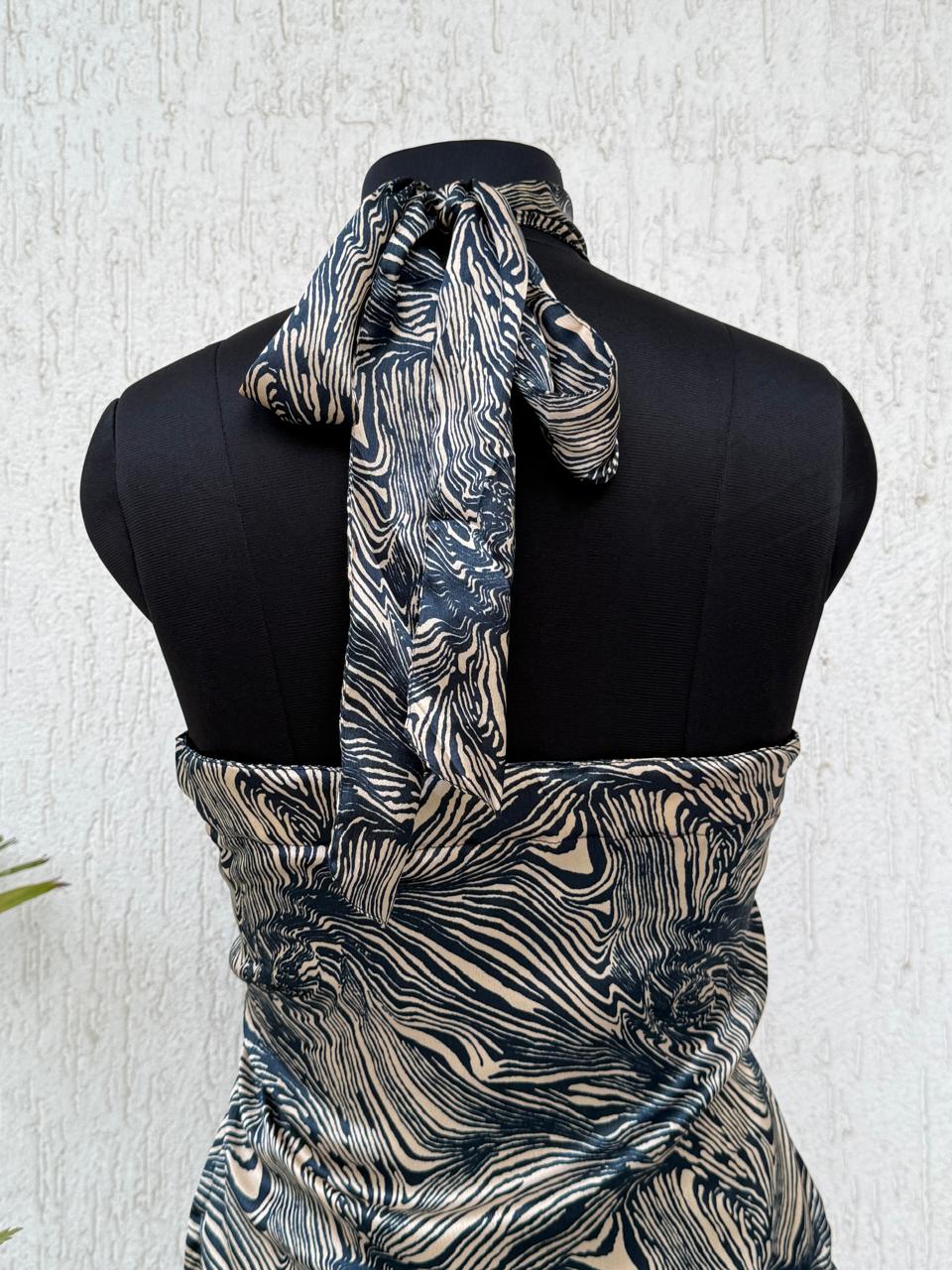 Swirl Satin Coord Set