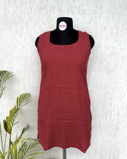 Crimson Crush Kurti.