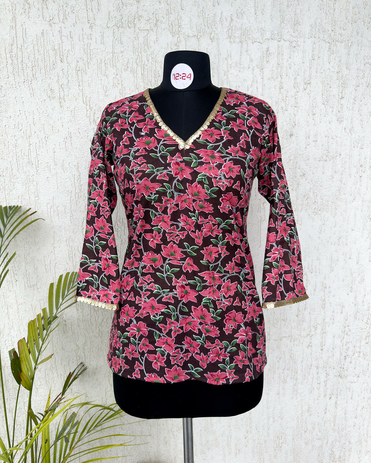 Bloom Brunch Tie Back Kurti.
